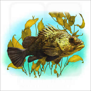 A Majestic Quillback Rockfish In The Depths Of The Sea Wallpaper