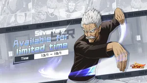 A Majestic Silverfang Wolf In A Magical Forest. Wallpaper