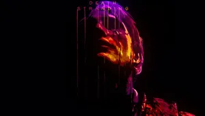 A Man With A Glowing Face In The Dark Wallpaper