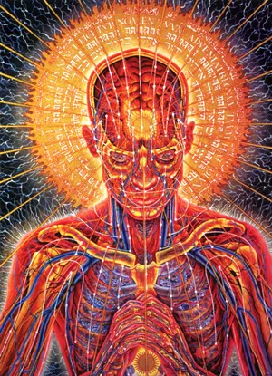 A Man With A Heart And A Heart Symbol Wallpaper