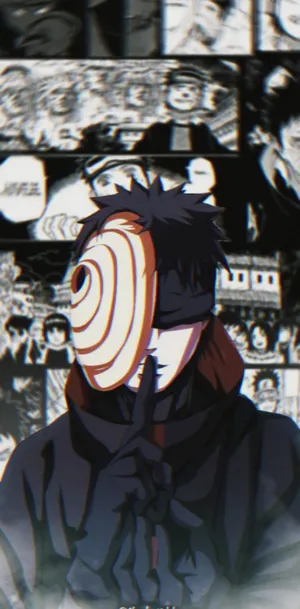 A Man With A Mask And A Hat Is Holding A Squid Wallpaper