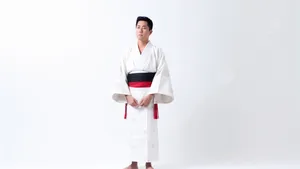 A Martial Artist Displaying Dedication And Discipline In Their Uniform. Wallpaper