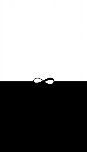 A Mesmerizing Dark Infinity Wallpaper Displaying Cosmic Swirls And Enigmatic Energy Wallpaper