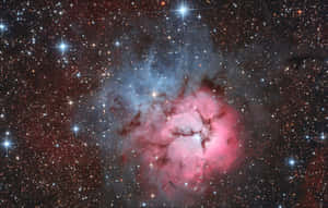 A Mesmerizing Star Shining Brightly In The Night Sky Wallpaper