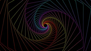 A Mesmerizing Swirl Of Colors Wallpaper