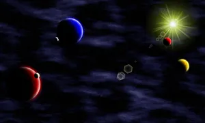 A Mesmerizing View Of Celestial Bodies Scattered Across The Vast Universe Wallpaper