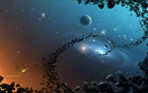 A Mesmerizing View Of Cosmic Rays In The Galaxy Wallpaper