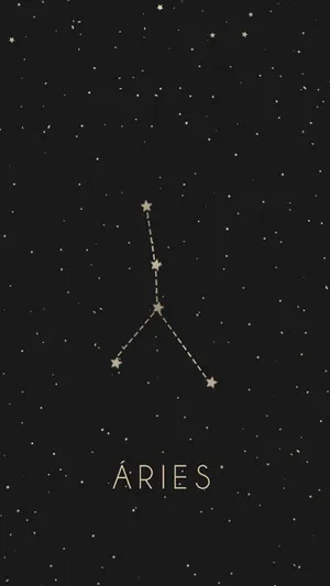 A Mesmerizing View Of The Night Sky, Filled With Various Constellations Shining Brightly Wallpaper