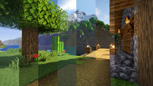 A Minecraft Survival Adventure Begins! Wallpaper