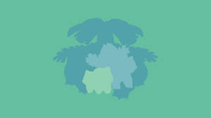 A Minimalist Look At The Power Of Bulbasaur's Evolution Wallpaper