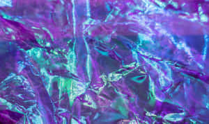 A Mix Of Neon Green And Purple Creating A Vibrant Abstract Design. Wallpaper