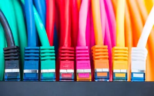 A Modern Ethernet Cord, The Cornerstone Of Global Connectivity Wallpaper