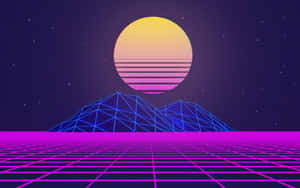 A Modern Vaporwave Tablet For An Ultramodern Experience Wallpaper