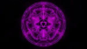 A Mysterious Alchemist's Library Wallpaper