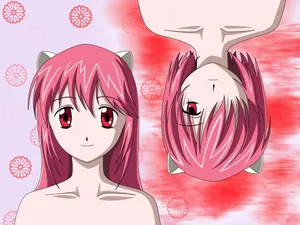 A Mysterious And Powerful Elfen Lied Character, Lucy Wallpaper