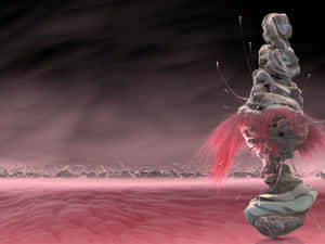 A Mysterious, Beautiful Lake In The Middle Of Nature Wallpaper