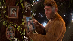 A Mysterious Footprint Wallpaper