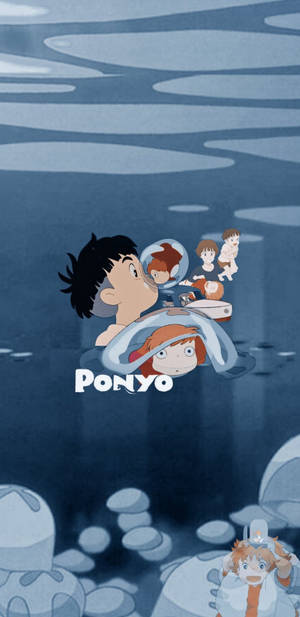 A Mystic Night With Ponyo Wallpaper