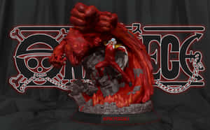 A Naval Admiral Stands Proudly On The Ship's Bow Overlooking The Ocean Wallpaper