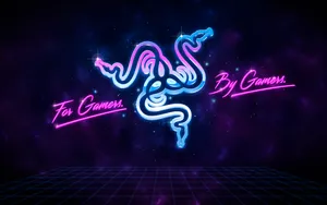 A Neon Logo With The Words'femmin By Grenade' Wallpaper