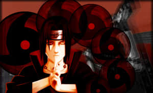 A Ninja Performing Powerful Jutsu Wallpaper