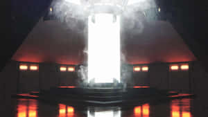 A Nurse Researcher Working On A Bacta Tank Wallpaper