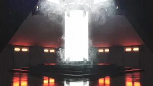 A Nurse Researcher Working On A Bacta Tank Wallpaper