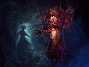 A Pair Of Intricate Voodoo Dolls Wallpaper