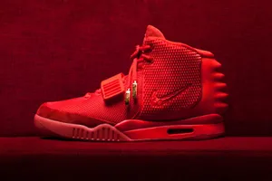 A Pair Of Stunning Red Shoes On Display Wallpaper