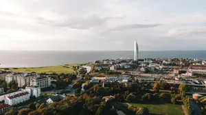 A Panoramic View Of Malmö City, Sweden Wallpaper