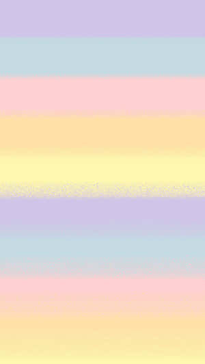 A Pastel Colored Striped Wallpaper With A Pink, Yellow And Blue Background Wallpaper