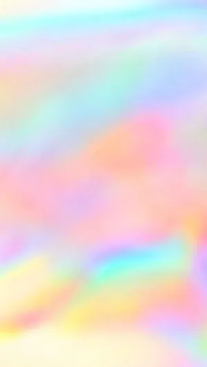 A Pastel Rainbow Iphone With A Sparkly Holographic Design Wallpaper