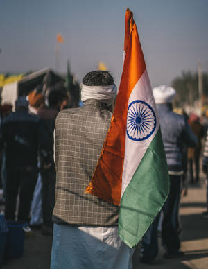 A Patriotic Tribute - Indian Flag In 4k Wallpaper