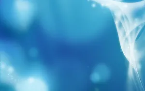 A Peaceful Abstract Landscape In Shades Of Simple Blue Wallpaper