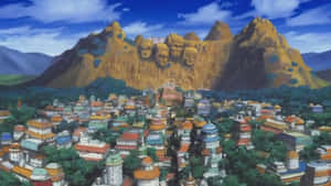 A Peaceful Day In Hidden Leaf Village Wallpaper