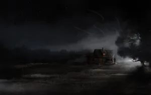 A Peaceful Lake Surrounded By A Lush Forest Wallpaper