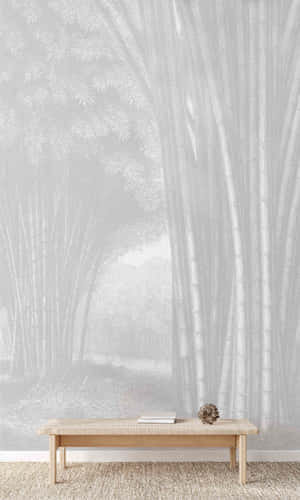 A Peaceful Stroll Through A Lush Bamboo Forest Wallpaper