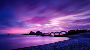 A Perfect Day Exploring The Beach And Admiring The Beautiful Sky Wallpaper