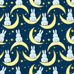 A Perfectly Round And Cute Moon Wallpaper