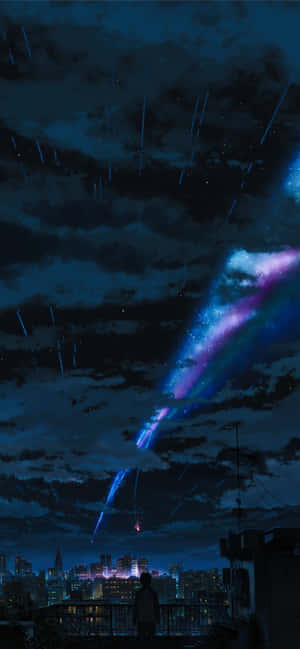 A Person Is Standing In The Sky Wallpaper