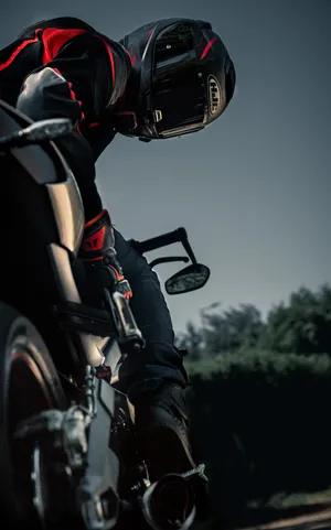 A Person Riding A Motorcycle Wallpaper