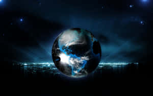 A Picture Of Planet Earth Seen From Space Wallpaper