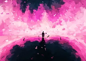 A Picture Of The Aurora Borealis Or Northern Lights In The Night Sky. Wallpaper