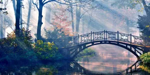 A Picturesque Sunset View Of The Horizon Over The Hills. Wallpaper