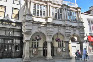 A Picturesque View Of Exeter City Wallpaper