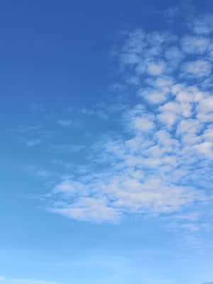 A Picturesque View Of The Blue Horizon Wallpaper