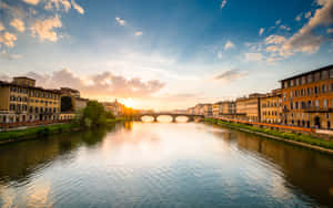 A Picturesque View Of The Italian Countryside Wallpaper