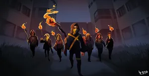 A Piece Of Fan Artwork Celebrating The Members Of Twenty One Pilots. Wallpaper