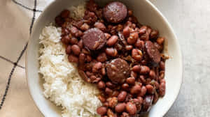 A Pile Of Red Beans Close-up Wallpaper
