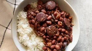 A Pile Of Red Beans Close-up Wallpaper